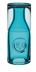 DARTINGTON CRYSTAL H2O CARAFE & UP GLASS